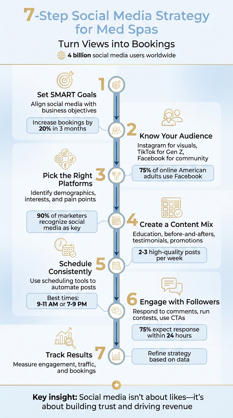 7-Step Social Media Strategy Framework for Med Spas