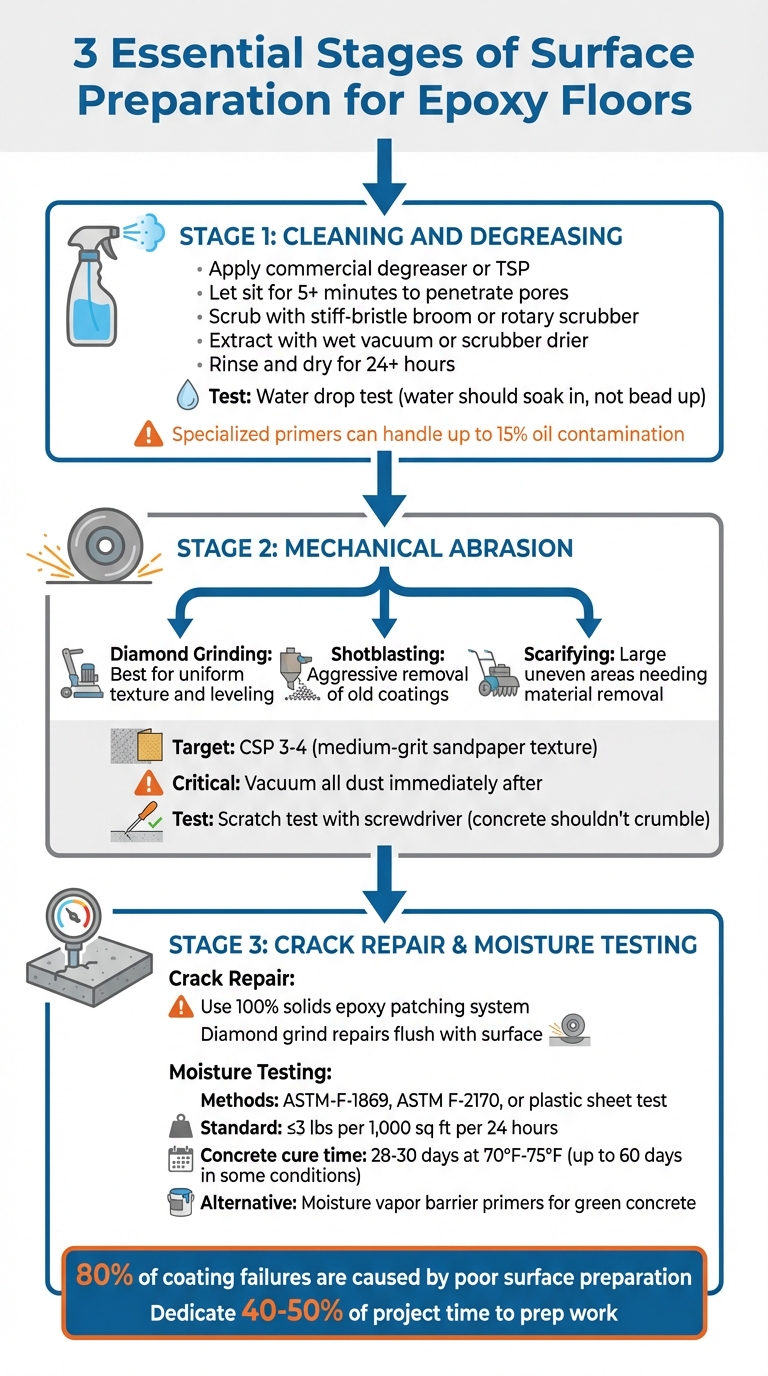 Why Surface Prep Matters For Epoxy And Polyurea Floors 5 Essential Surface Preparation Steps For Epoxy Floor Installation