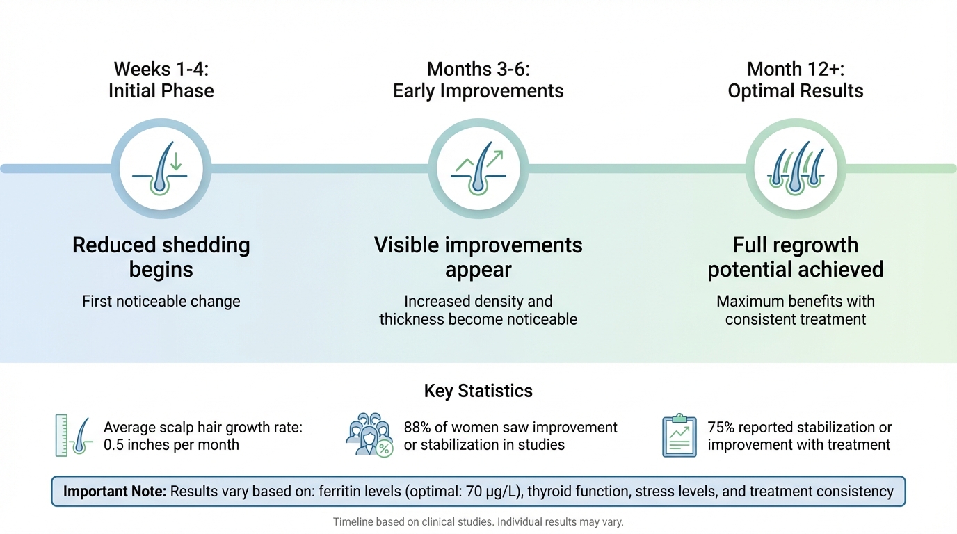 BHRT Hair Regrowth Timeline: What to Expect Month by Month