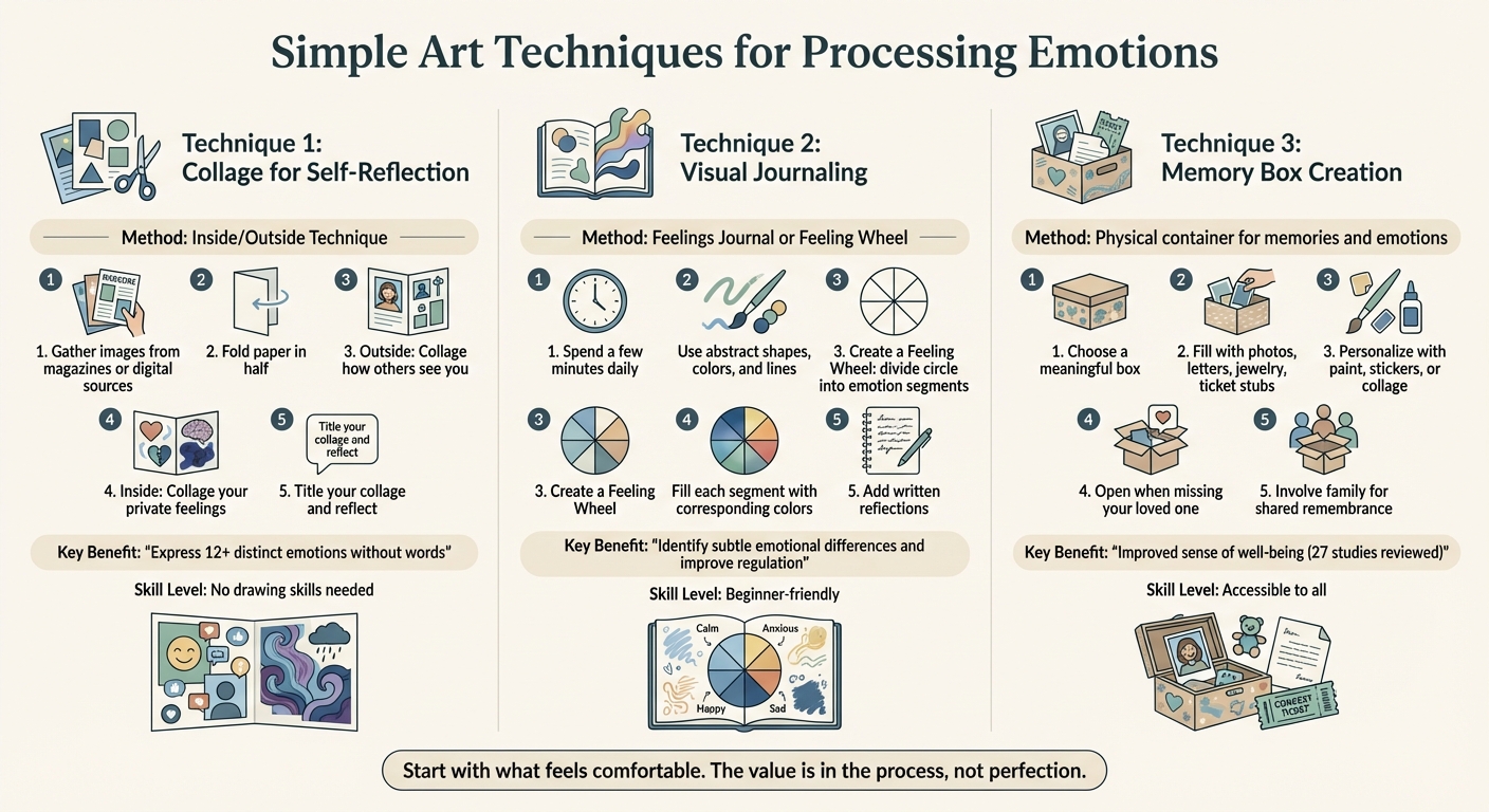 Simple Art Techniques for Emotional Processing: A Step-by-Step Guide