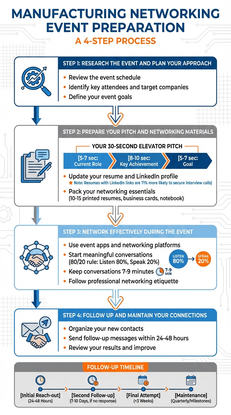 4-Step Guide to Manufacturing Networking Event Preparation
