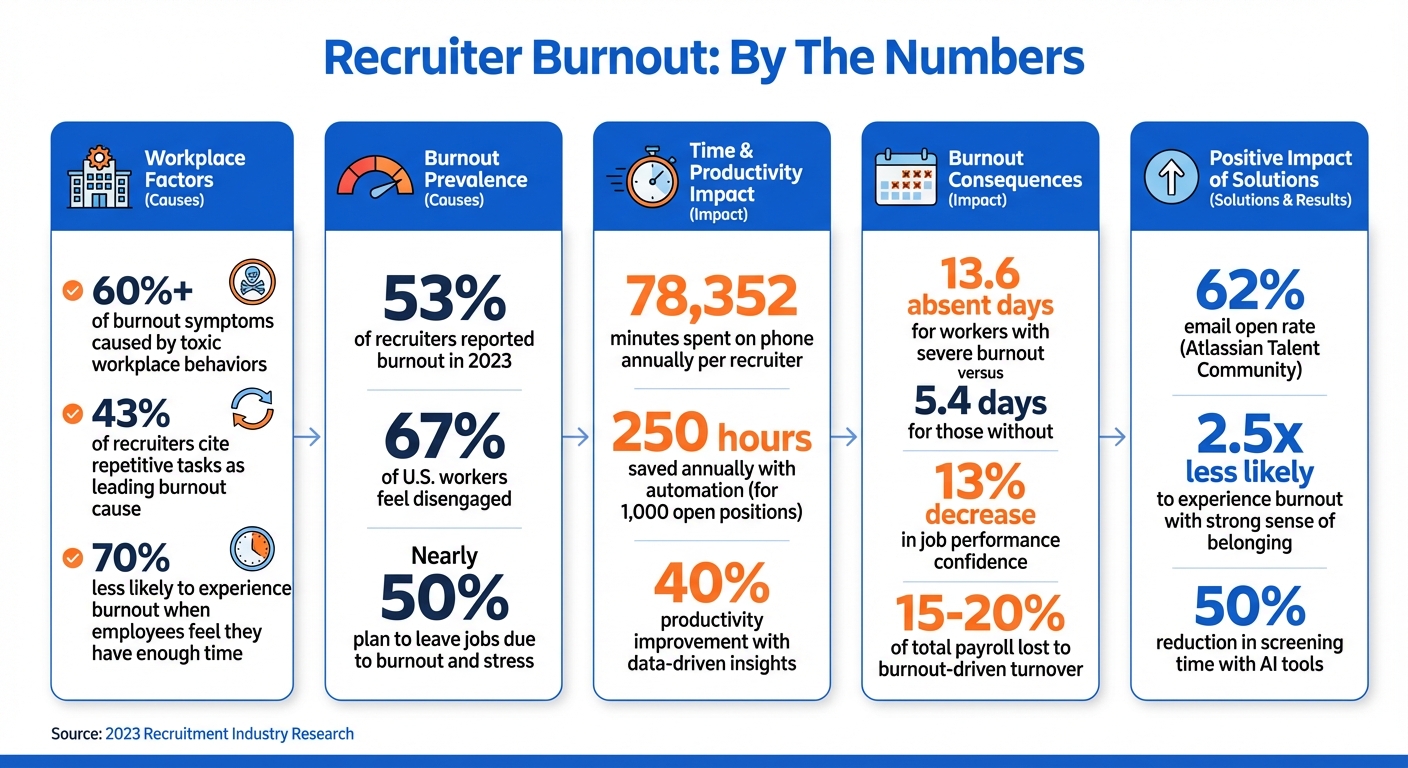 Recruiter Burnout Statistics and Impact 2023