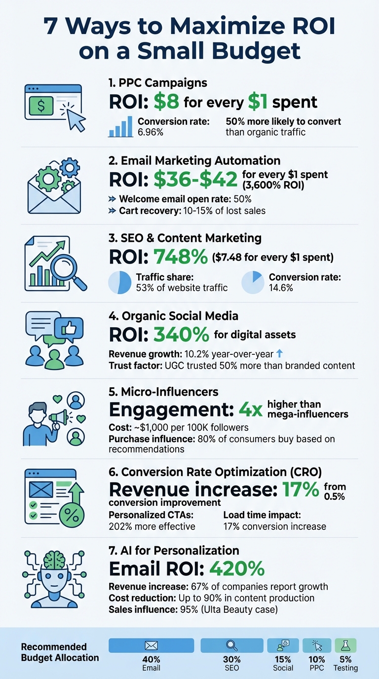 7 Marketing Strategies ROI Comparison for Small Businesses