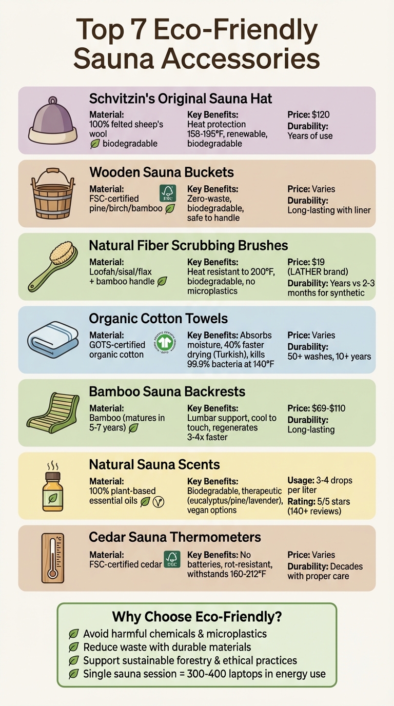 Top 7 Eco-Friendly Sauna Accessories Comparison Guide