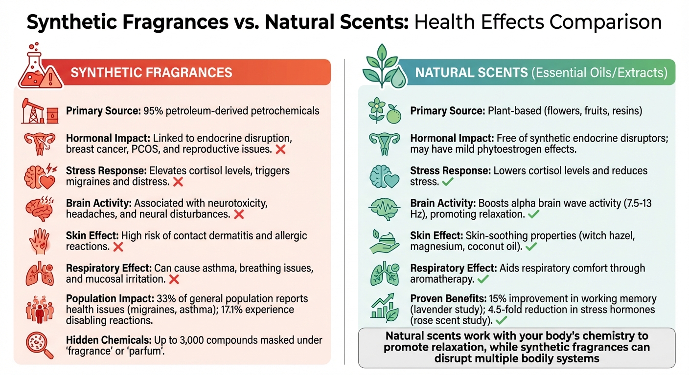 Synthetic Fragrances vs Natural Scents: Health Effects Comparison