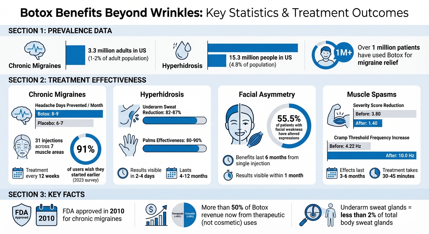 Botox Medical Uses: Statistics and Treatment Outcomes
