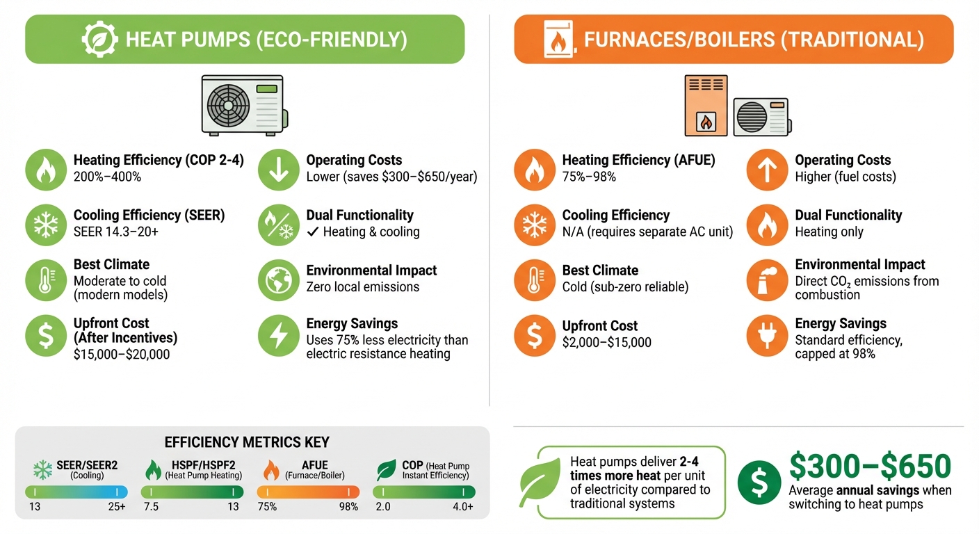 Heat Pumps vs Traditional HVAC Systems: Efficiency and Cost Comparison