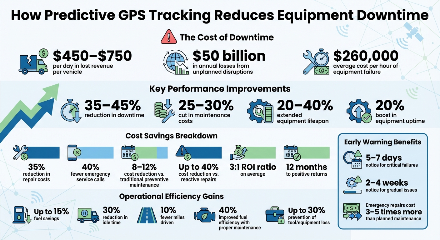Predictive GPS Tracking ROI: Cost Savings and Downtime Reduction Statistics