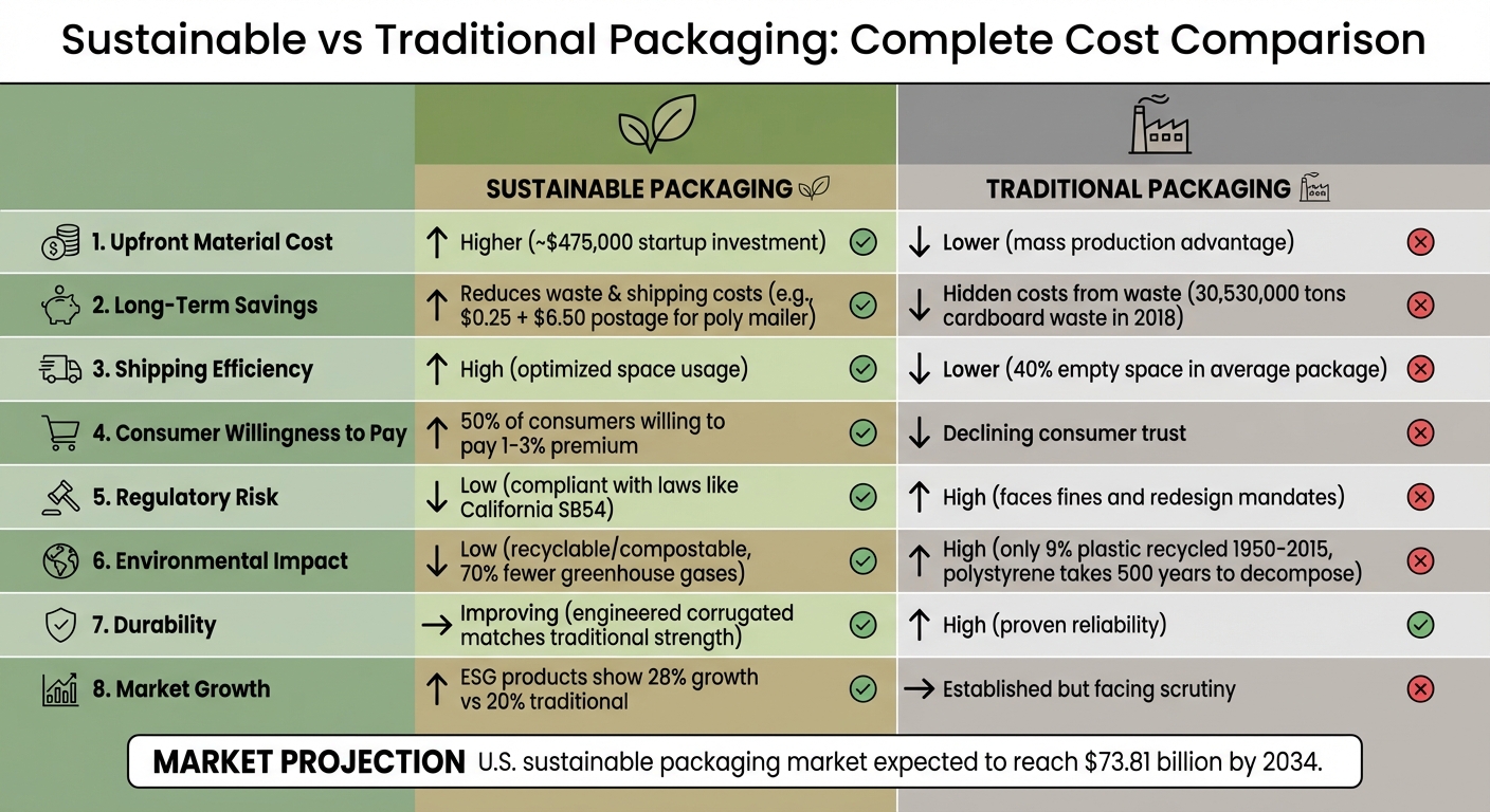 Sustainable vs Traditional Packaging: Cost and Performance Comparison