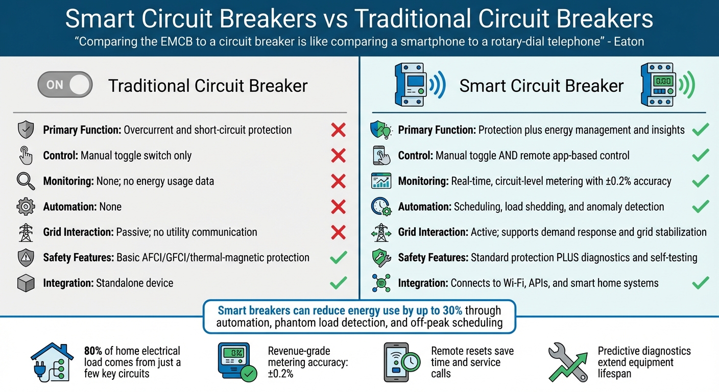 Smart Circuit Breakers vs Traditional Circuit Breakers Comparison