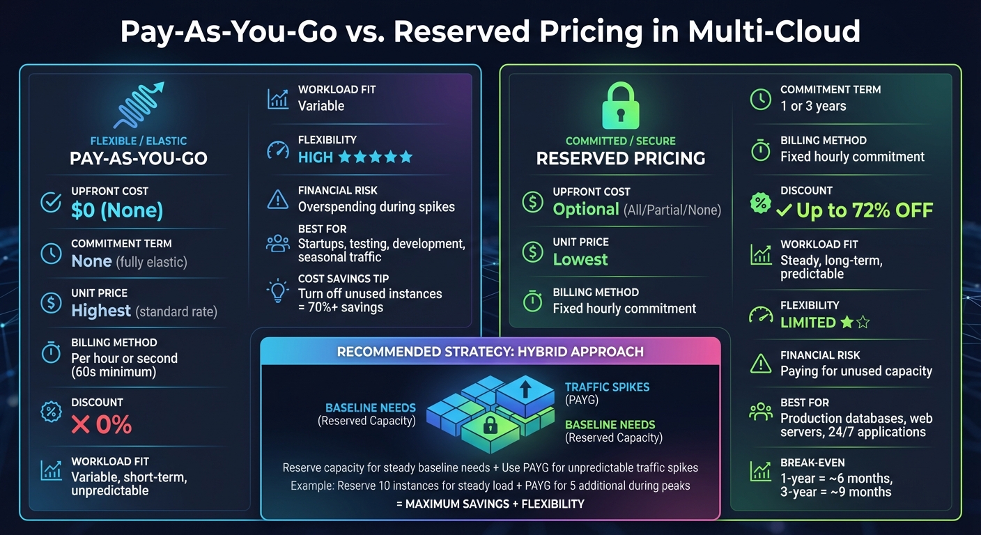 Pay-As-You-Go vs Reserved Pricing: Complete Comparison Guide
