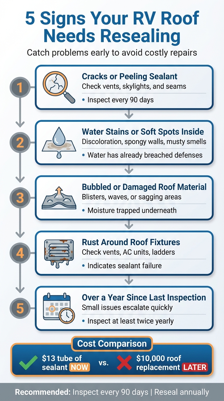 5 Warning Signs Your RV Roof Needs Resealing