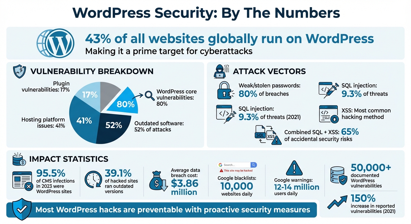 WordPress Security Statistics and Vulnerability Breakdown 2024