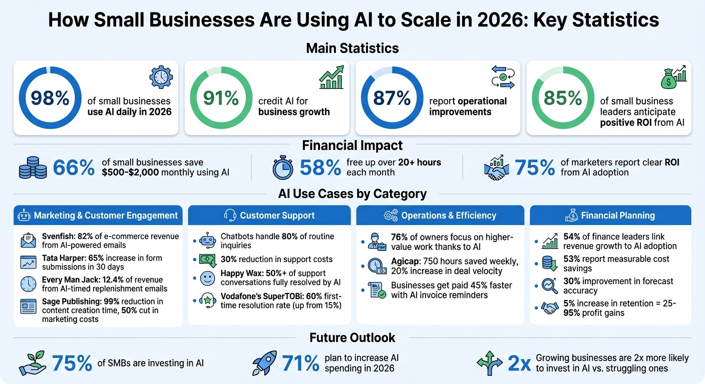 AI Adoption Statistics for Small Businesses in 2026
