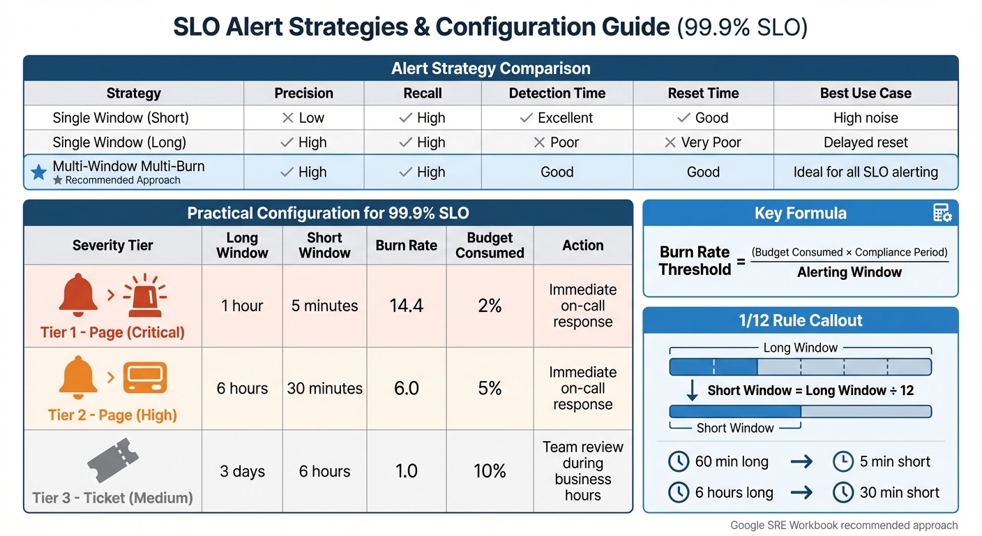 Multi-Window Multi-Burn Rate Alert Configuration for 99.9% SLO