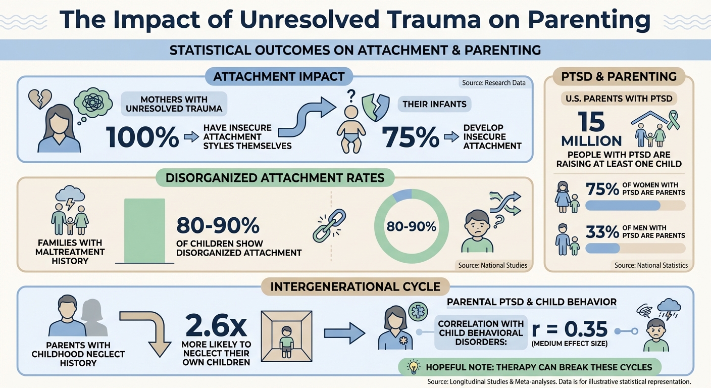 Impact of Unresolved Trauma on Parent-Child Attachment: Key Statistics