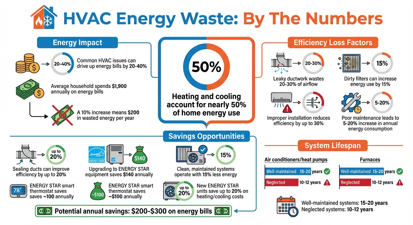 HVAC Energy Waste Statistics and Savings Opportunities