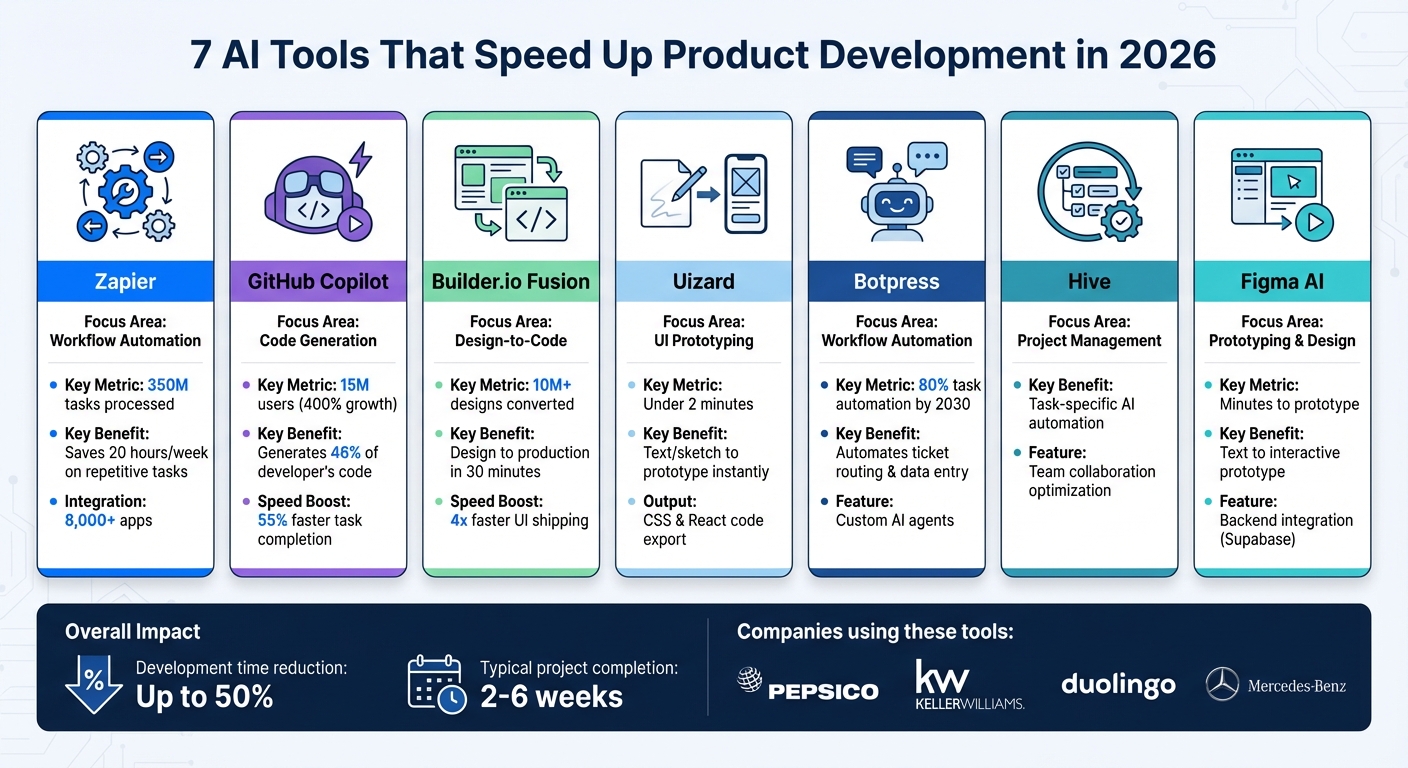 7 AI Tools for Product Development: Features and Benefits Comparison 2026