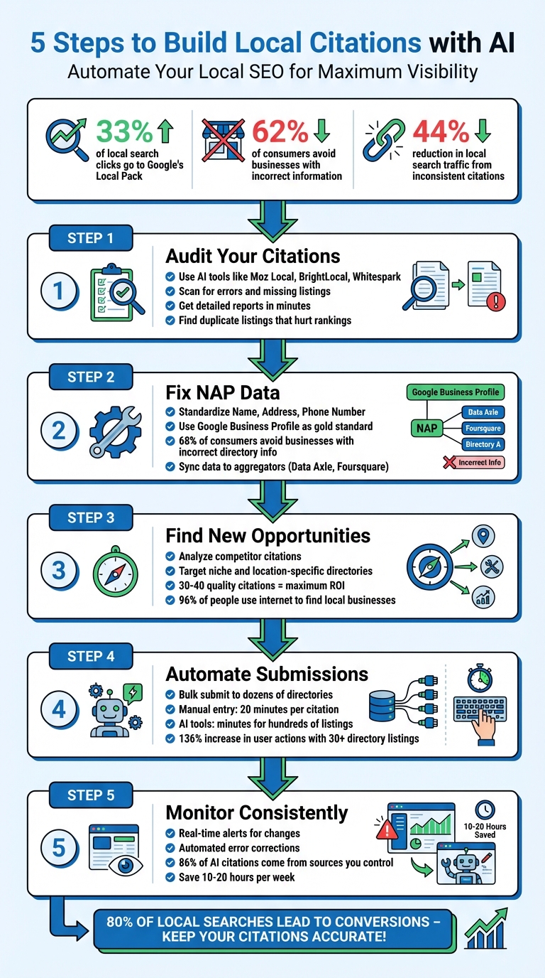 5-Step Process to Build Local Citations with AI Tools