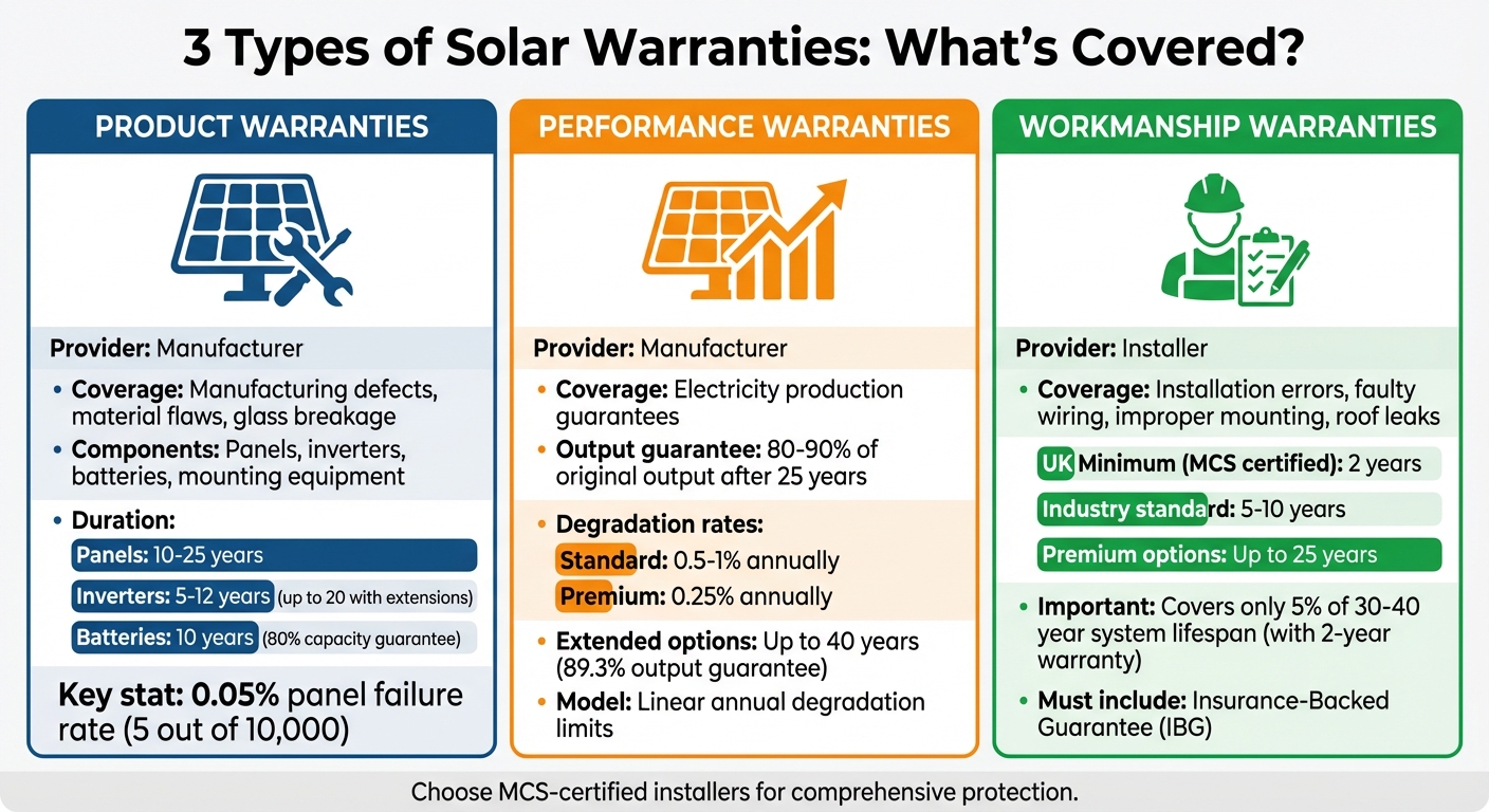 Solar Warranty Types: Coverage, Providers, and Duration Comparison