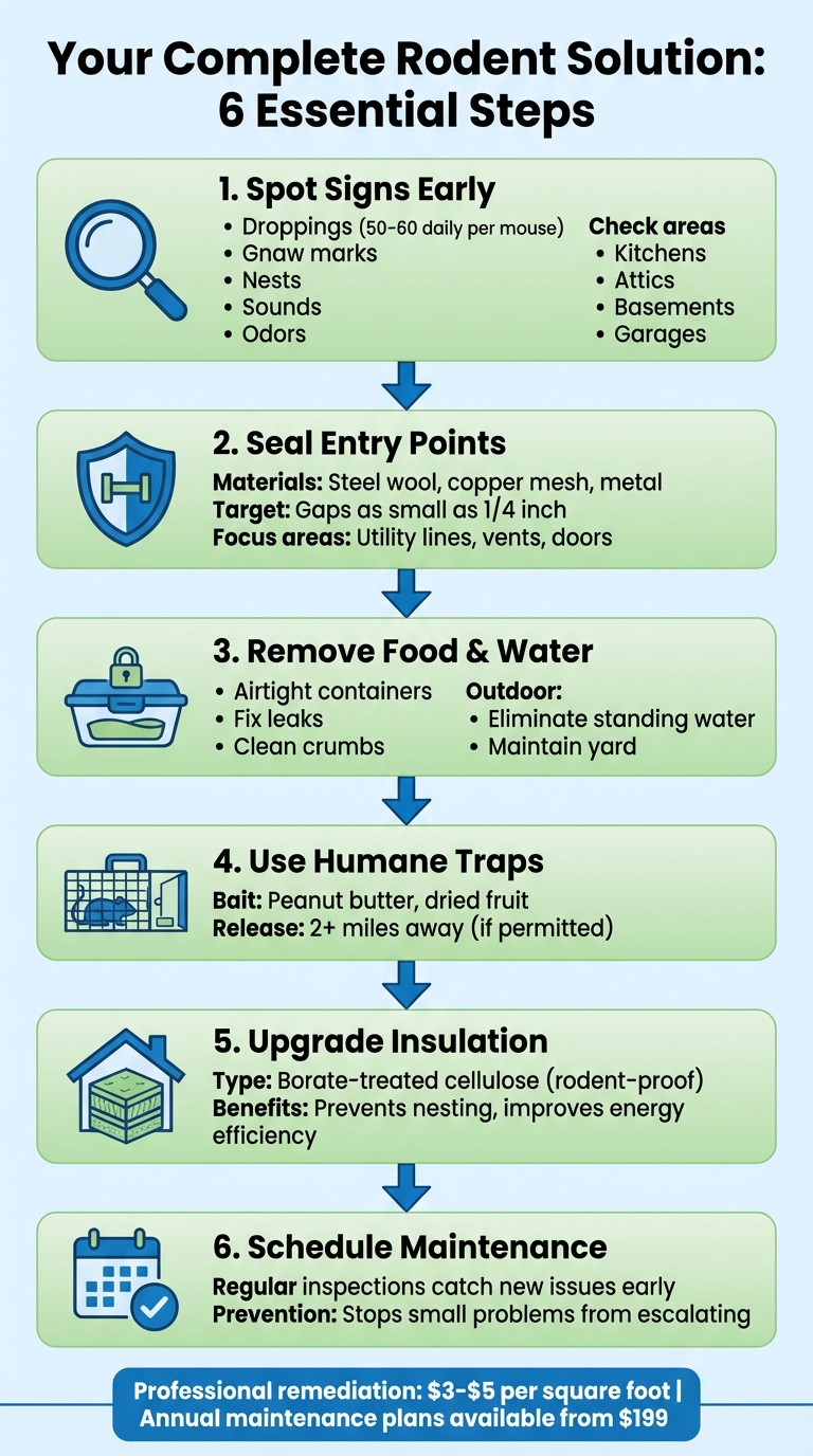 6-Step Guide to Eliminate Rodent Infestations