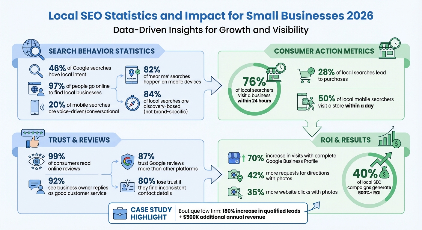 Local SEO Statistics and Impact for Small Businesses 2026