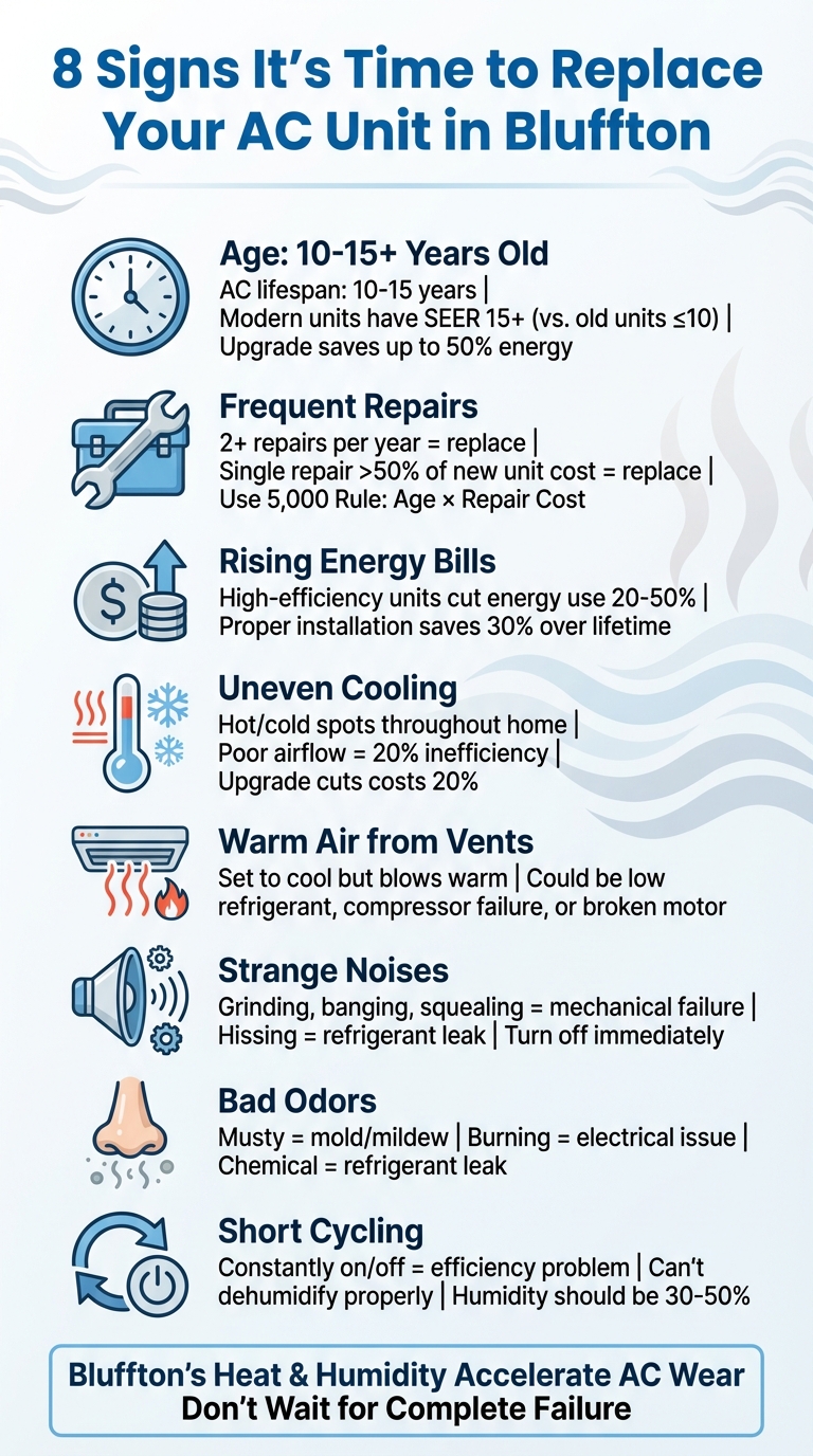 8 Signs It's Time to Replace Your AC Unit in Bluffton