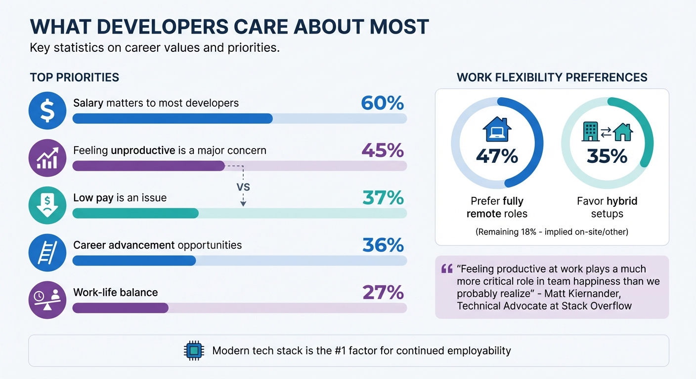 What Developers Value Most in Job Opportunities: Key Statistics