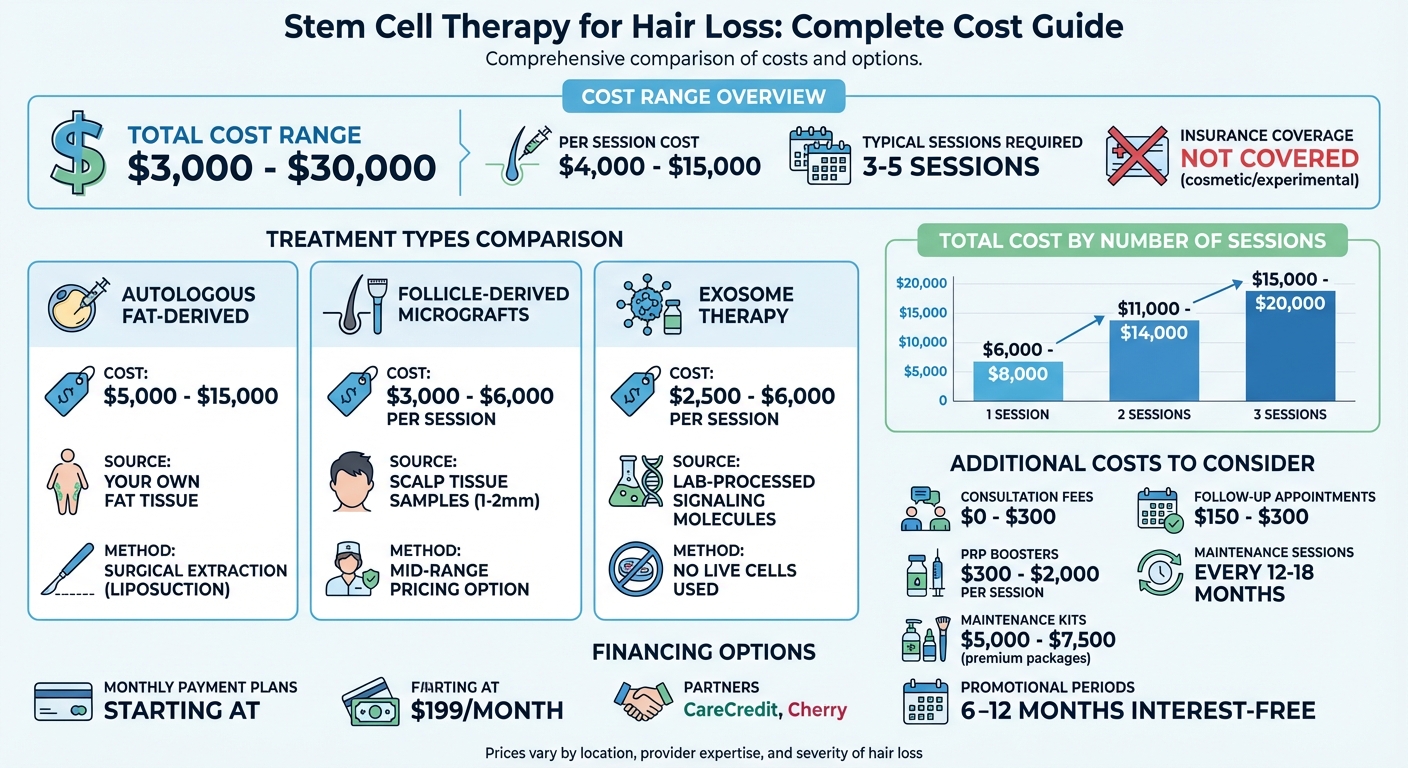 Stem Cell Therapy Cost Breakdown by Treatment Type and Sessions
