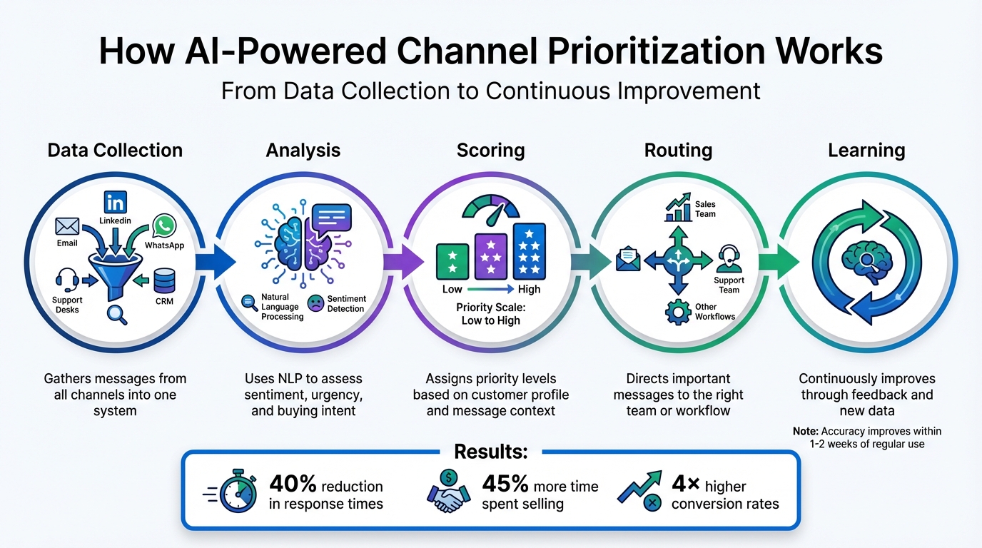 How AI-Powered Channel Prioritization Works: 5-Step Process