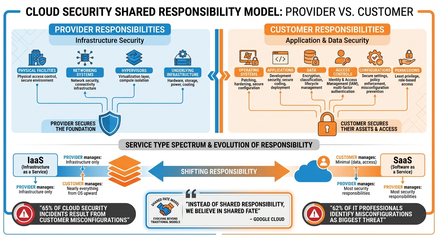 Cloud Security Shared Responsibility Model: Provider vs Customer Duties