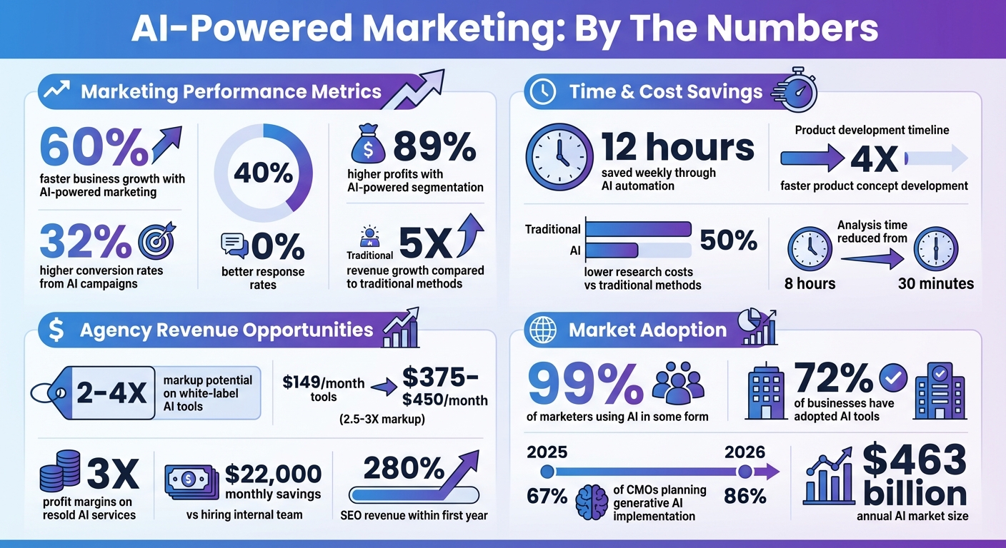 AI Marketing Impact: Key Statistics on Conversion Rates, ROI, and Agency Profit Margins