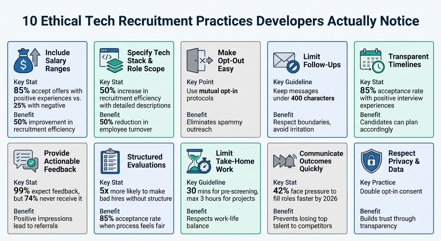 10 Ethical Tech Recruitment Practices Developers Value