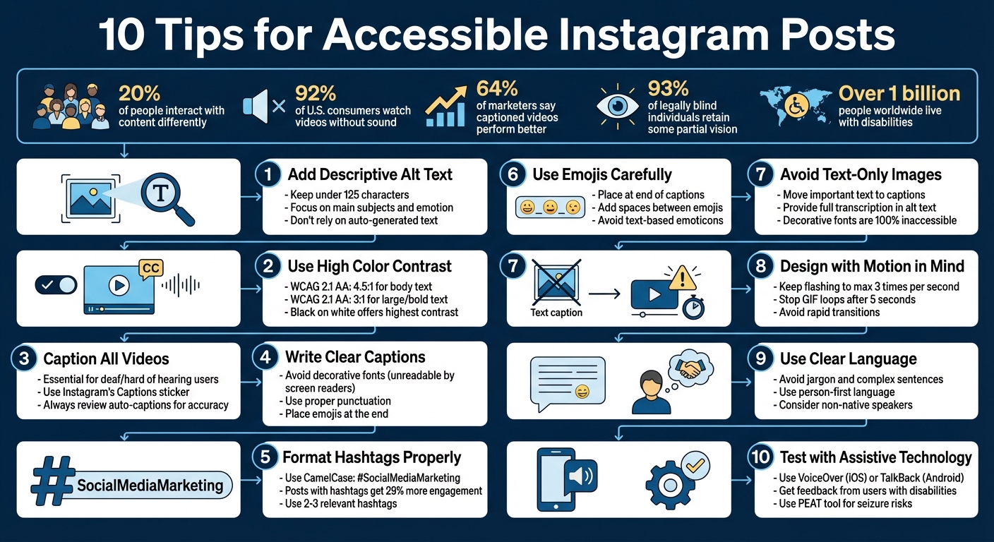 10 Tips for Creating Accessible Instagram Posts