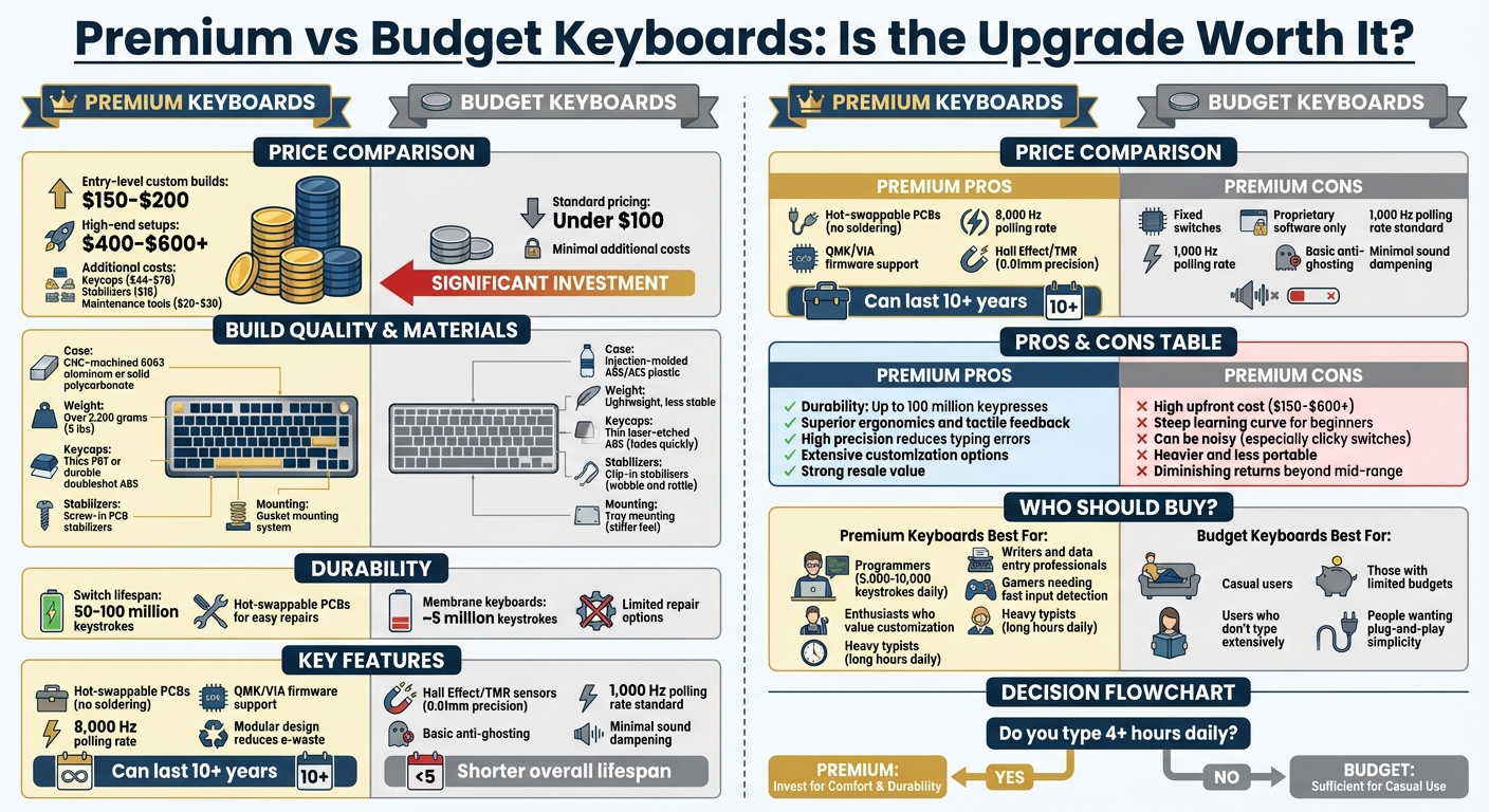 Premium vs Budget Mechanical Keyboards: Complete Comparison Guide