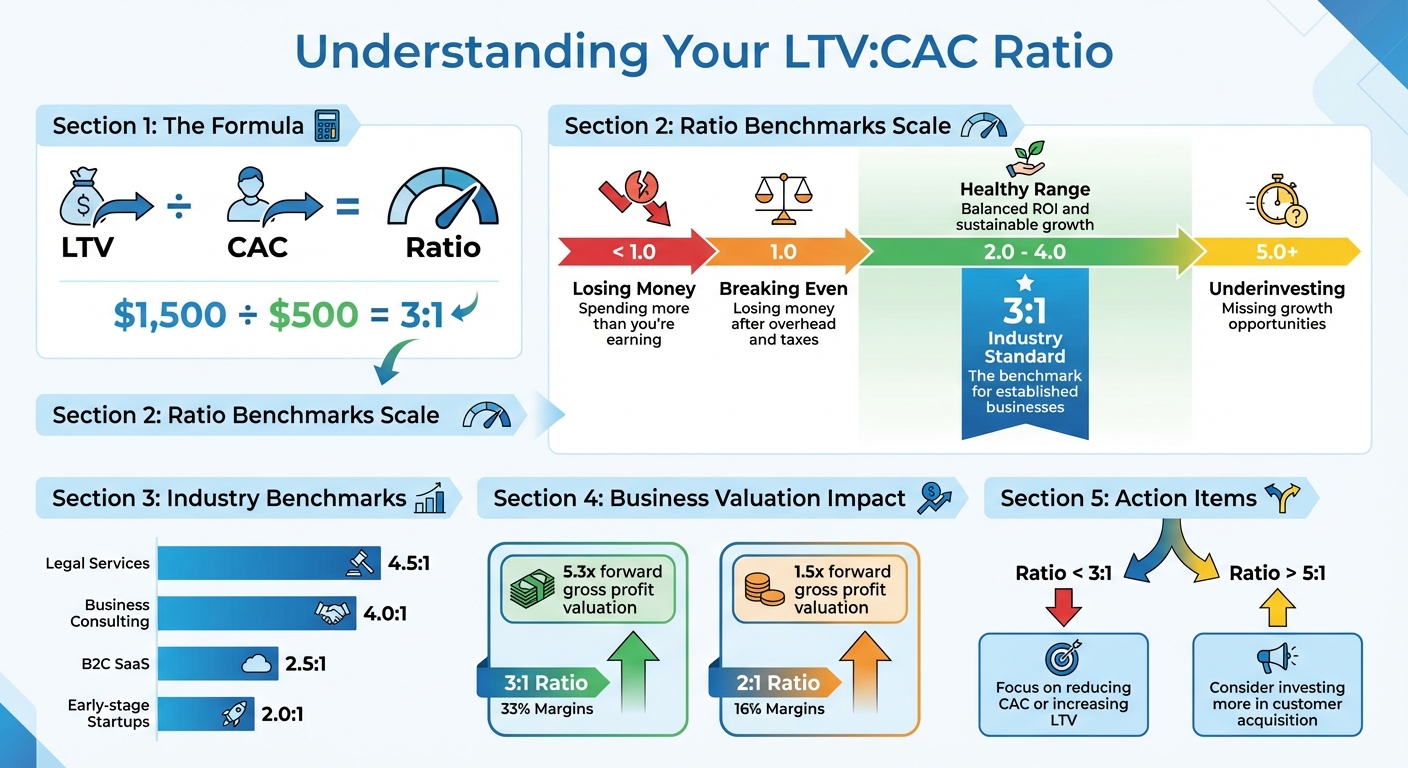 LTV to CAC Ratio Benchmarks and Business Health Indicators