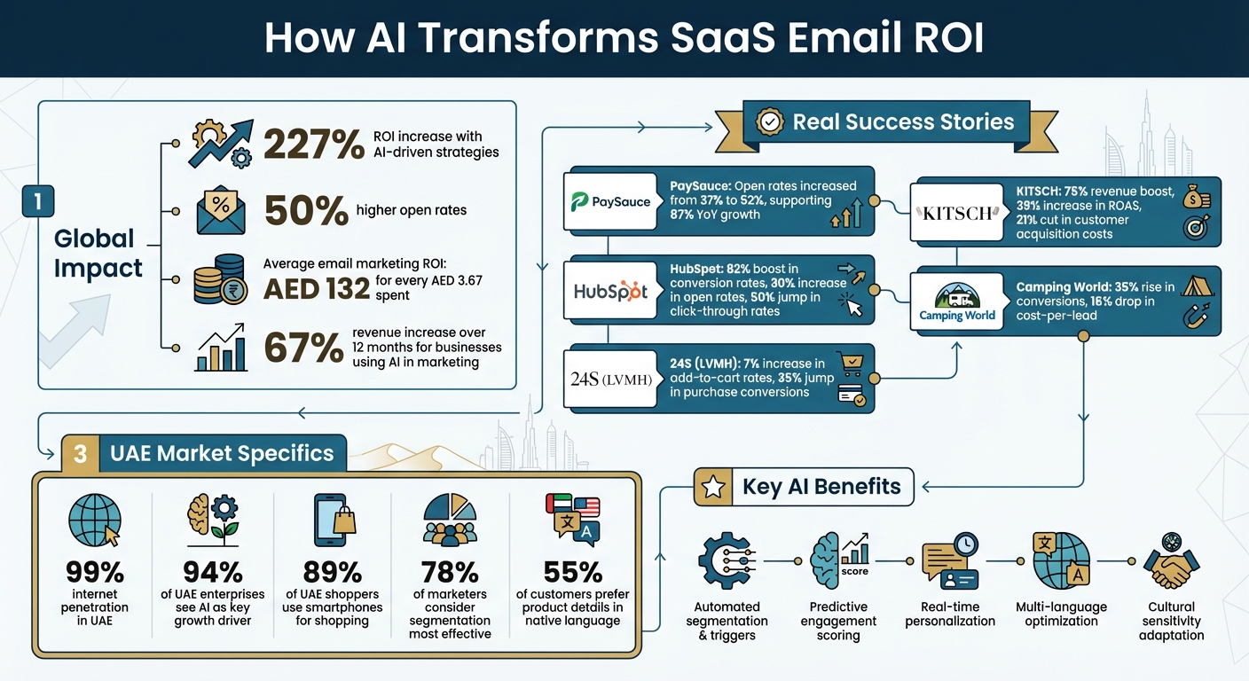 AI-Driven SaaS Email Marketing ROI Statistics and Key Metrics