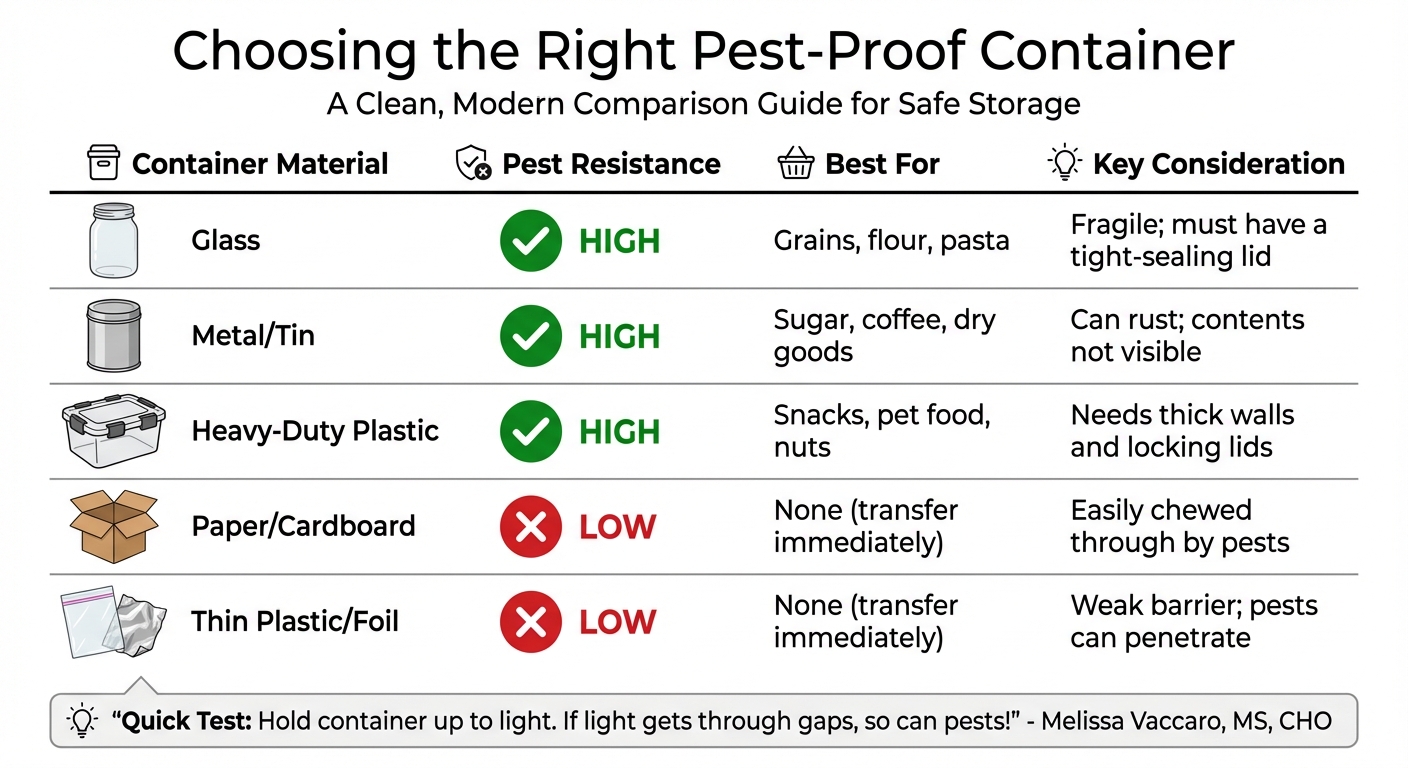 Pest-Proof Food Storage Container Comparison Guide