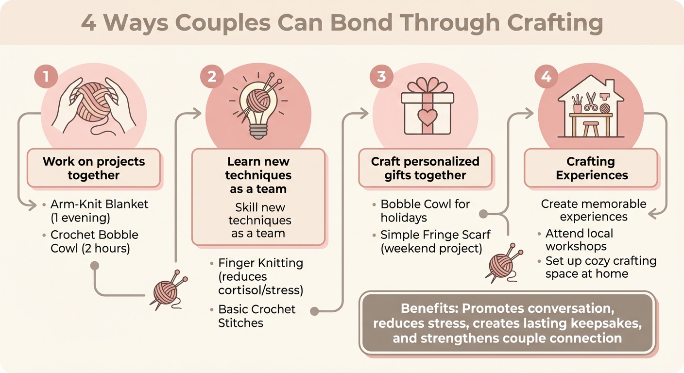 4 Ways Couples Can Bond Through Crafting Together