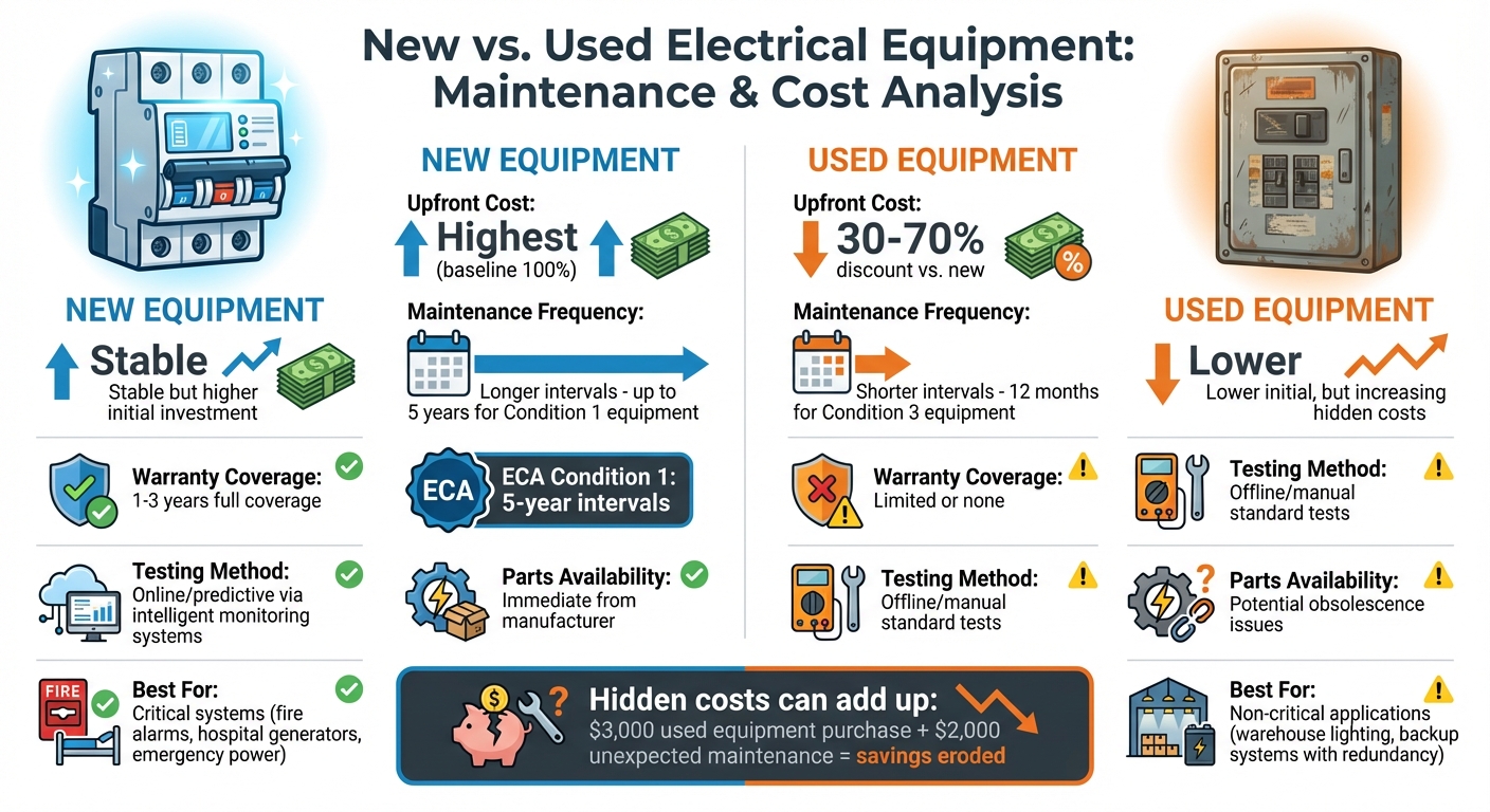 New vs Used Electrical Equipment: Maintenance Requirements and Cost Comparison