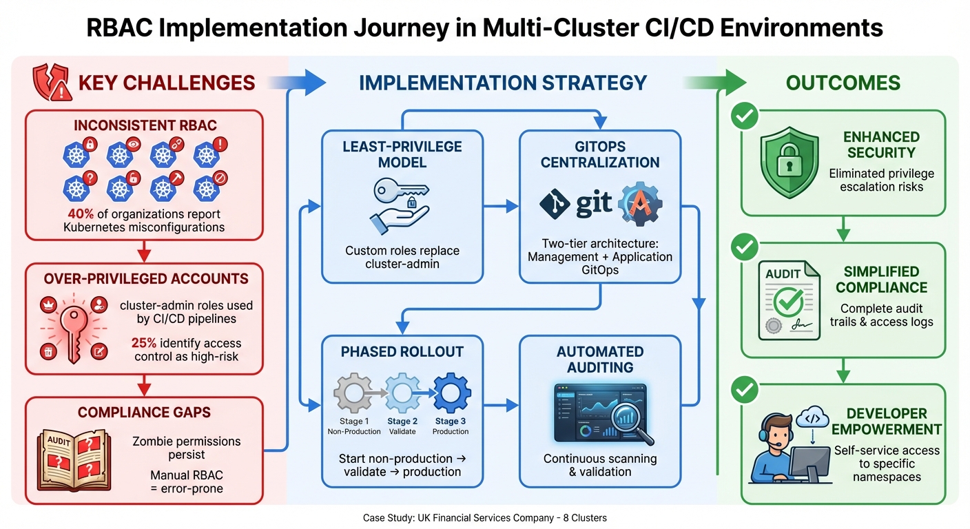 Multi-Cluster RBAC Implementation Framework: Challenges, Solutions, and Results