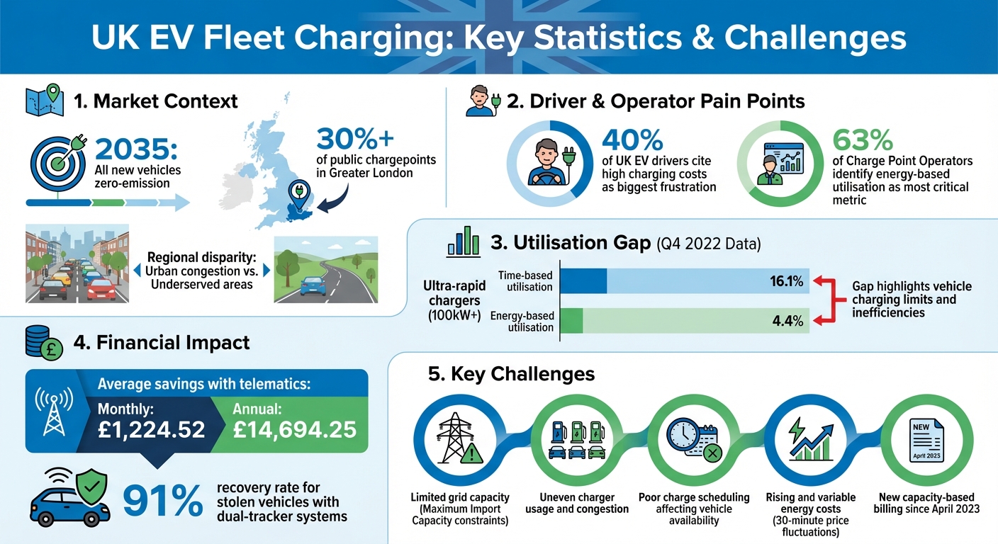 Key Statistics and Challenges in UK EV Fleet Charging Management