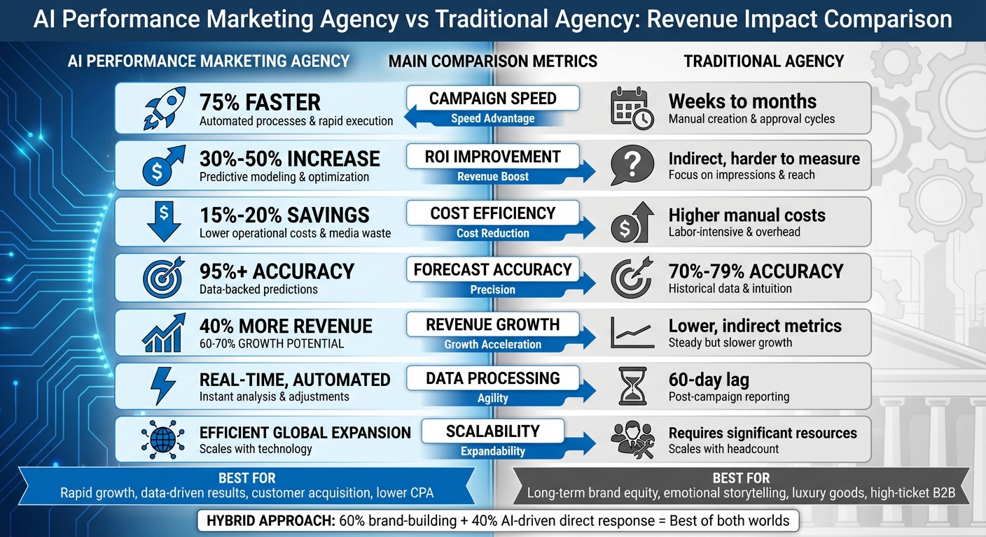 AI vs Traditional Marketing Agency Performance Comparison