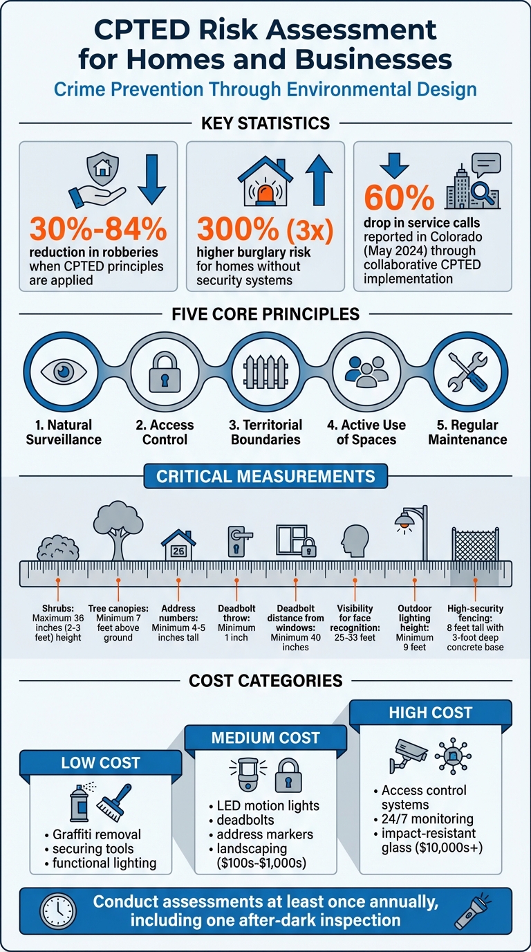 CPTED Risk Assessment: Key Statistics and Implementation Guidelines