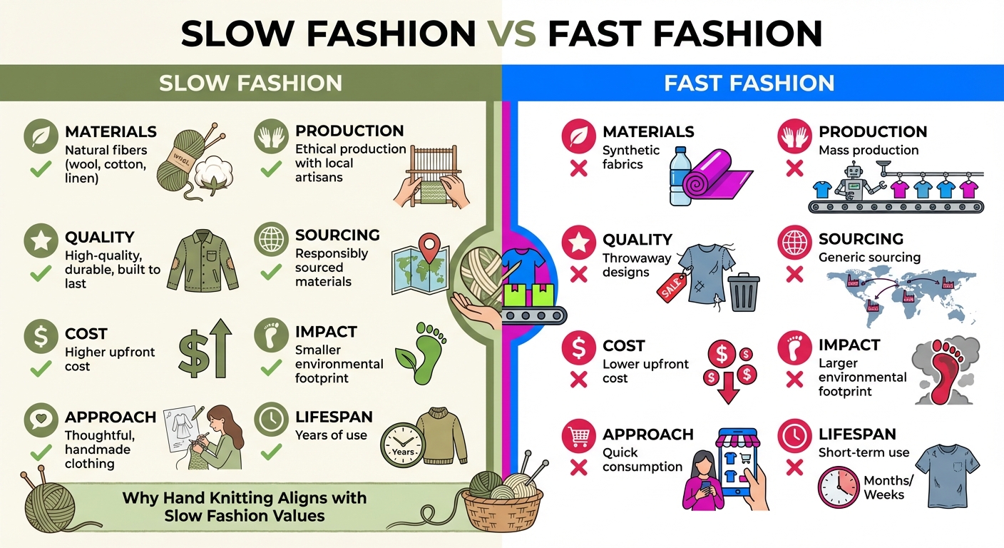 Slow Fashion vs Fast Fashion: Key Differences in Materials and Approach