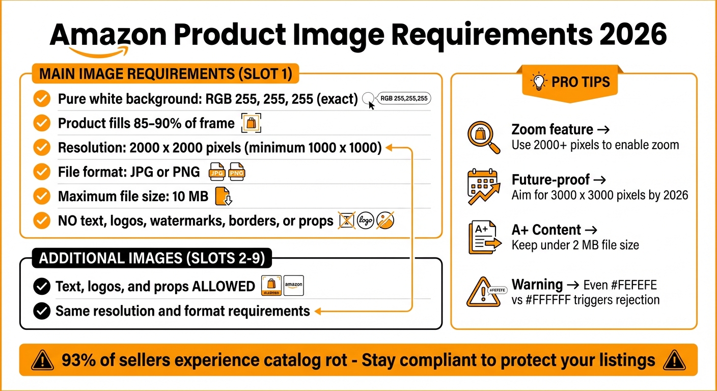 Amazon Product Image Requirements 2026 Compliance Checklist