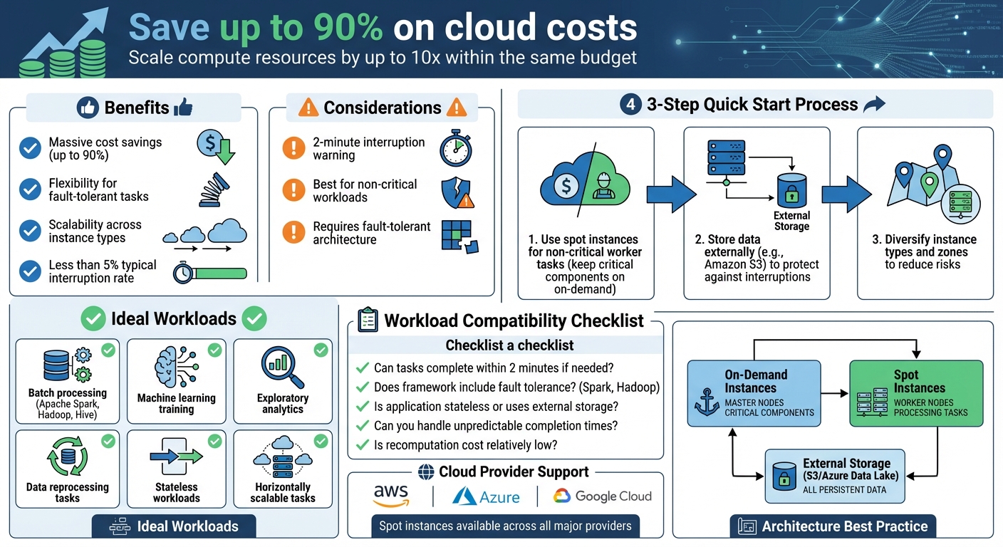 Spot Instances vs On-Demand: Cost Savings and Workload Compatibility Guide