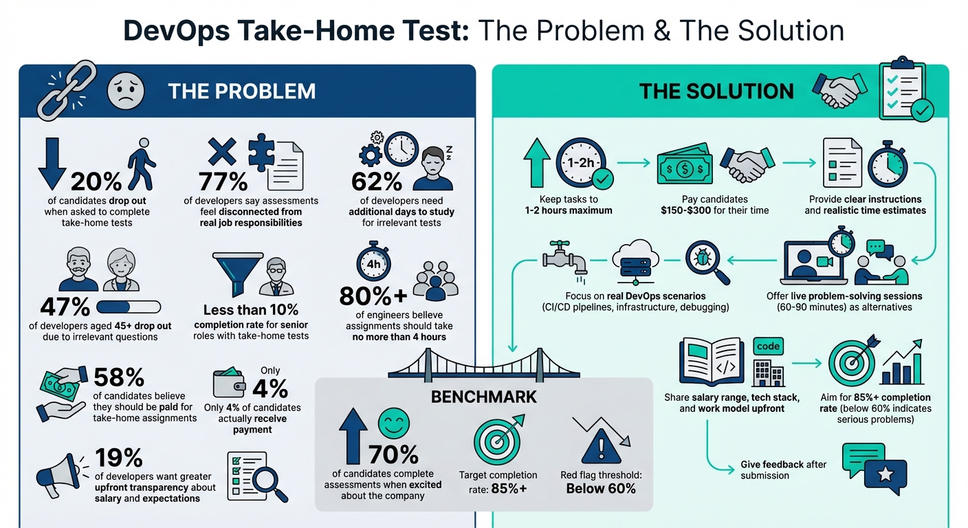 DevOps Take-Home Test Statistics: Drop-Off Rates and Candidate Preferences