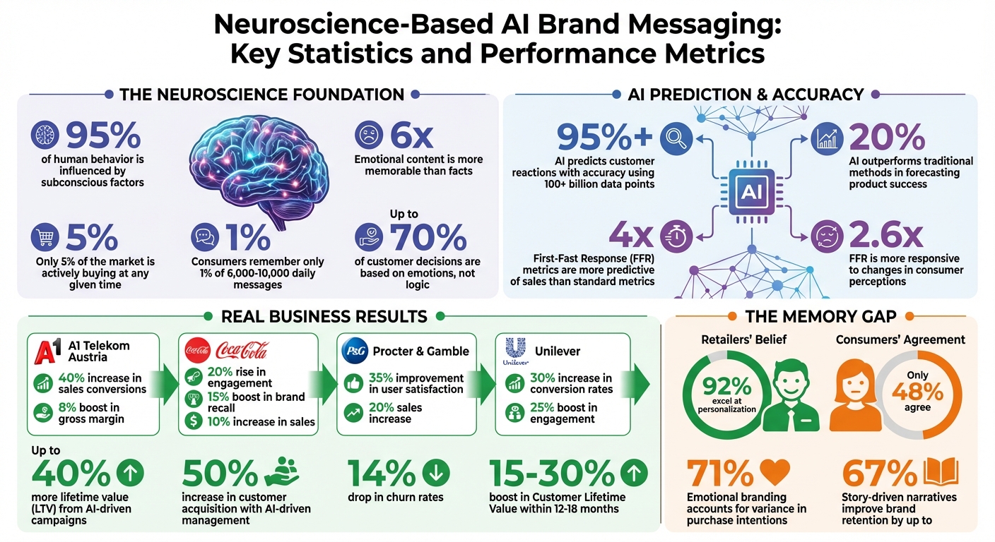 Neuroscience-Based AI Brand Messaging: Key Statistics and Performance Metrics