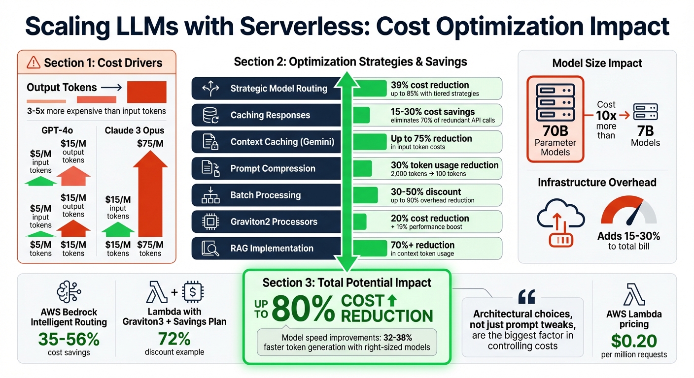 LLM Cost Optimization Strategies: Potential Savings by Method